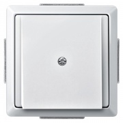 Вывод кабеля System Design Merten механизм полярно-белый