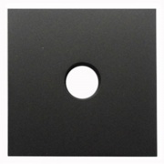 Накладка розетки TV  (черный бархат) LK60