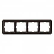 Рамка 4-ая Antique Merten коричневый