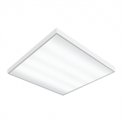 Светодиодный светильник "ВАРТОН" офисный накладной 595*595*50мм 27 ВТ 6500К