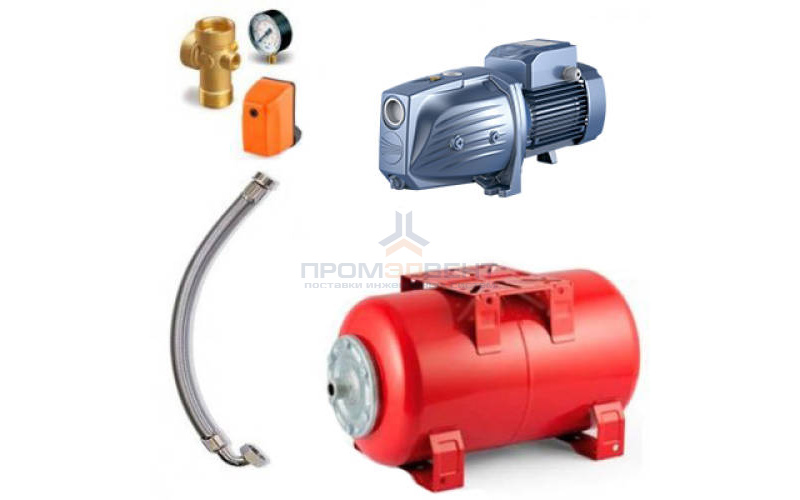 Насосная станция Pedrollo HYDROFRESH JSWm 3CH -N-50CL - 1,10кВт (Qmax 70 л/мин, 1x230В)