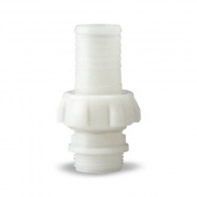 Штуцер соединительный прямой Pedrollo RP 1.5 - 1"1/2, D 40 мм (полиамид)