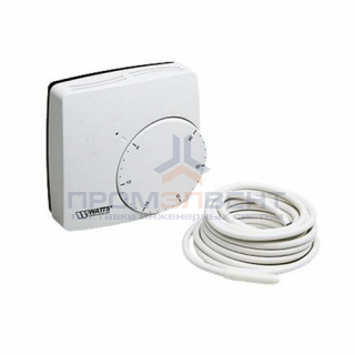 Термостат комнатный WATTS WFHT-DUAL (с датчиком пола, для сервоприводов 22C и 26LC - 24В, Н.О- Н.З)