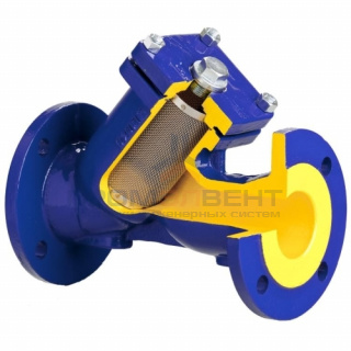 Фильтр грубой очистки BROEN V821M - Ду15 (Фланец/Фланец, PN16, Tmax 300°C, с магнитной вставкой)