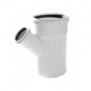 Тройник с уменьшенным отводом на 45° REHAU RAUPIANO PLUS - 110 x 90 (для внутренней канализации)