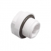Заглушка с наружной резьбой Fusitek - 1/2" (для полипропиленовых труб, цвет белый)