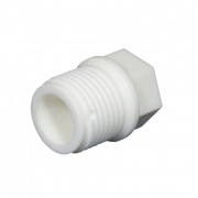 Заглушка с наружной резьбой KALDE - 3/4" (для полипропиленовых труб, цвет белый)