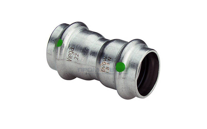 Муфта Viega Sanpress Inox 2315 - 42 (нержавеющая сталь)