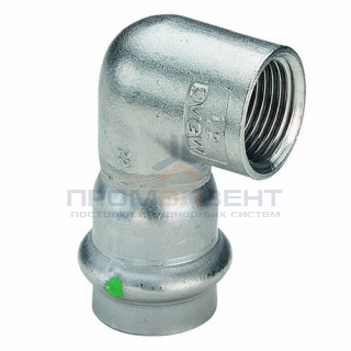 Отвод 90° Viega Sanpress Inox 2314.2 - 35 x 1"1/4 (нержавеющая сталь)