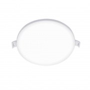 06-54 Светодиодная панель встраиваемая круглая 220В, 15Вт, CRI:80Ra, 1200Лм, Ф 145/129, алюминиевый корпус, изолированный драйвер, 6500K