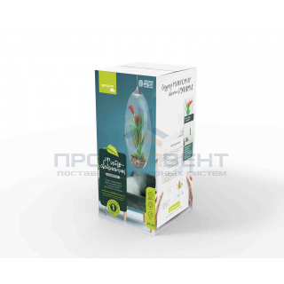 FT-21 Фитосветильник подвесной, светодиодный, 115х300мм, 1Вт, кабель 2м, серебряный