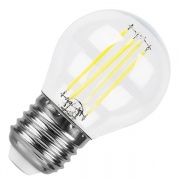 Лампа LED G45 шар прозрачный 5Вт 230В 4000К E27 серия 360° IEK
