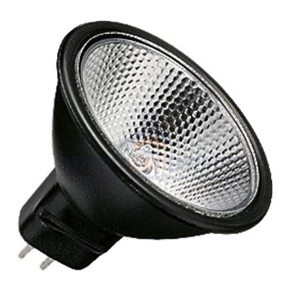 Лампа галогенная BLV FARBIG Black 35W 36° 12V GU5,3 отражатель black/черный