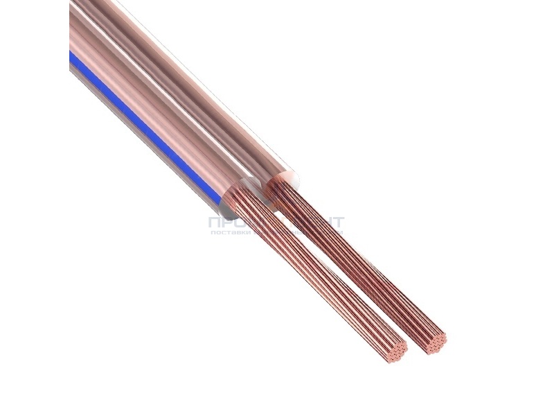 Кабель акустический 2х4,0 PROconnect BLUELINE прозрачный
