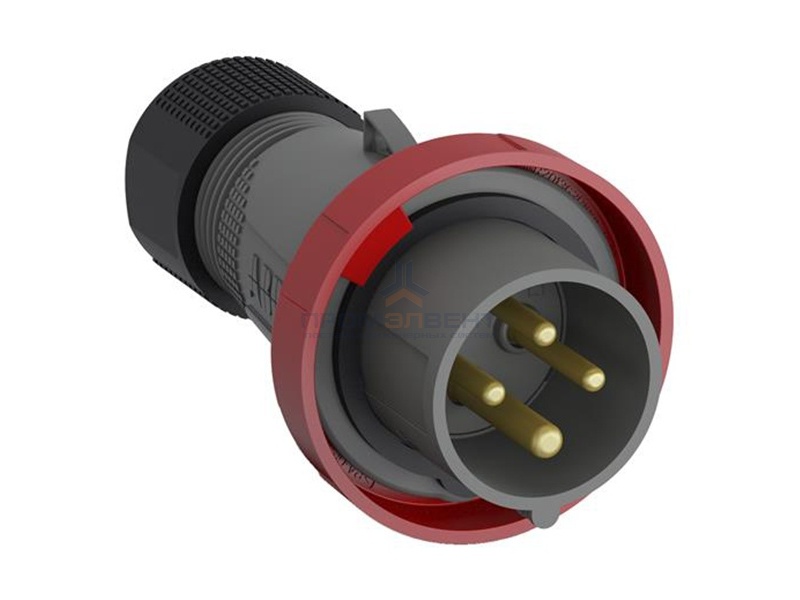 Вилка кабельная Easy&Safe ABB 332EP6W 32А 3P+E IP67 6ч