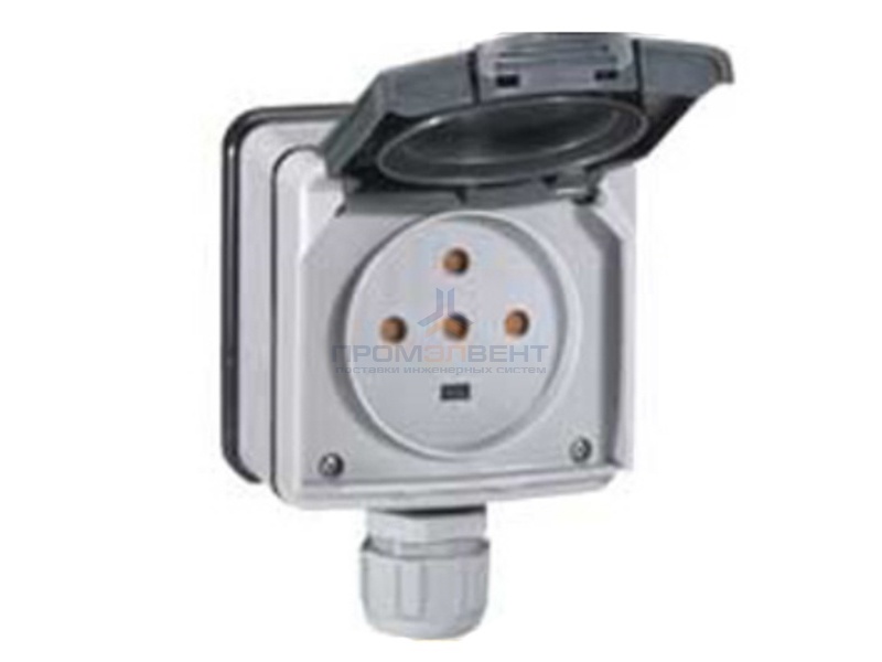 Plexo Роз. 3К+Н+З 20A IP66