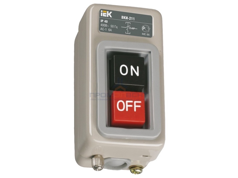 Выключатель ВКИ-211 3Р  6А 230/400В IP40  ИЭК