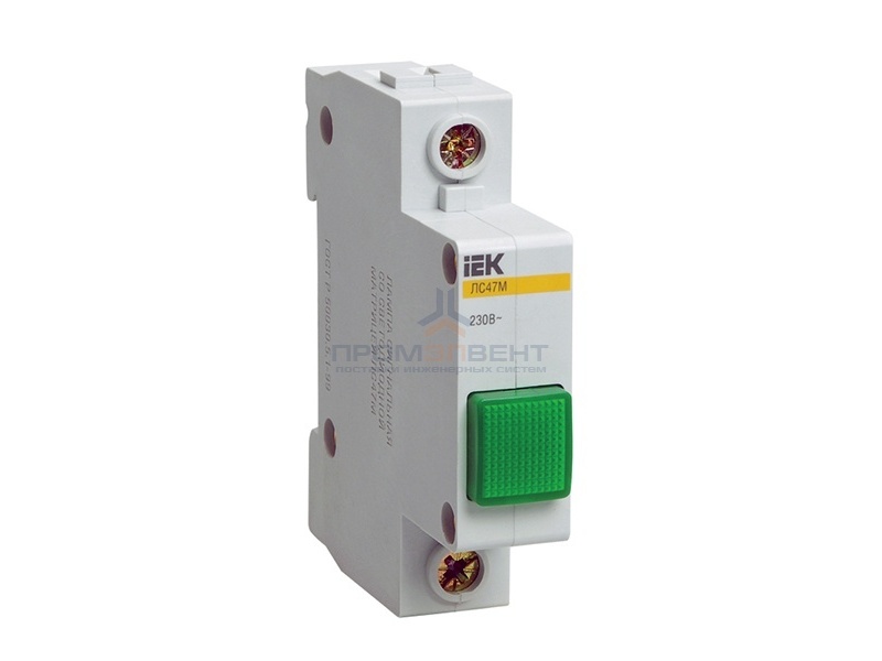 Сигнальная лампа ЛС-47М 220В зеленая (LED-матрица) ИЭК