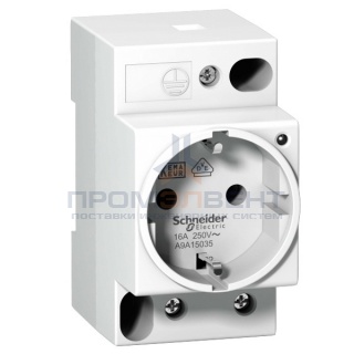 Розетка щитовая iPC Schneider Electric DIN 2П+T 16A 250В с индикацией