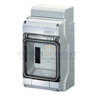 Щит распределительный Hensel KV 1504 на 4 модуля IP54 с клеммой PE+N, 228х126х111мм