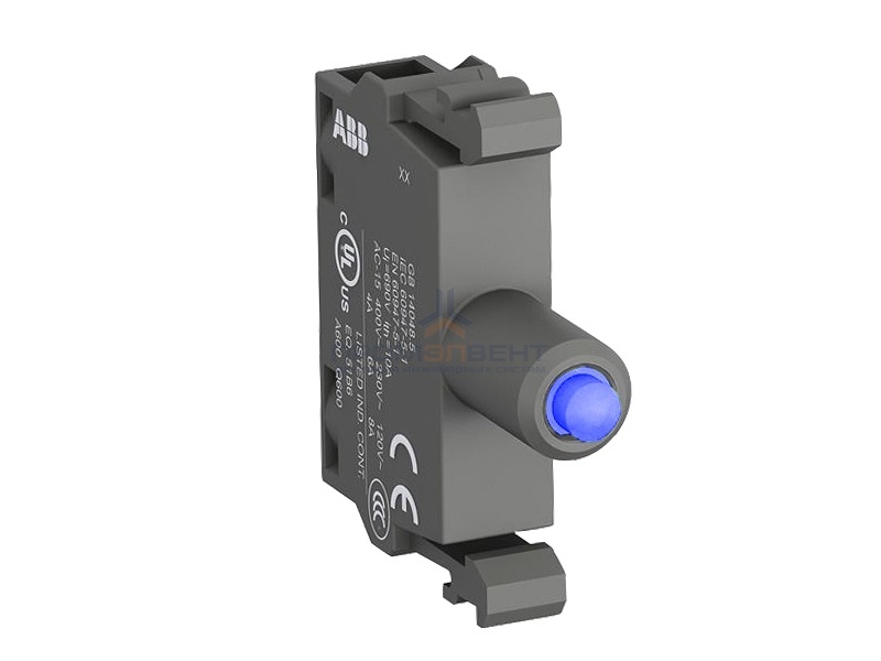 Патрон ABB MLBL-07L со встроенным светодиодом синий 230В AC